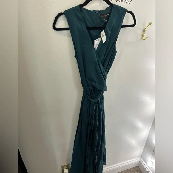 Banana Republic jade green dress size 2 NWT - Picture 4 of 5